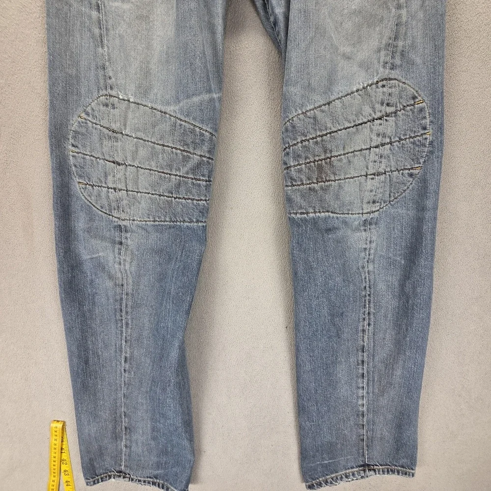 Vintage Levis Engineered Jeans Mens 31x34 Blue Twisted Flap Pocket Double Knee